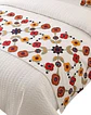 Piecera Bordada para Cama - Sin Fundas de Cojín D10 - Miniatura 2