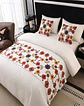 Piecera Bordada para Cama - Sin Fundas de Cojín D10 - Miniatura 3