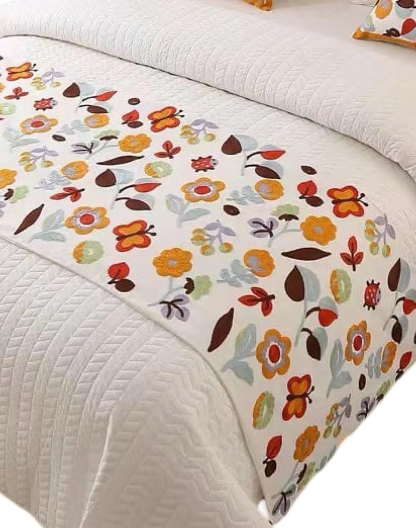 Set Bordado Piecera y 2 Fundas de Cojín S9 2