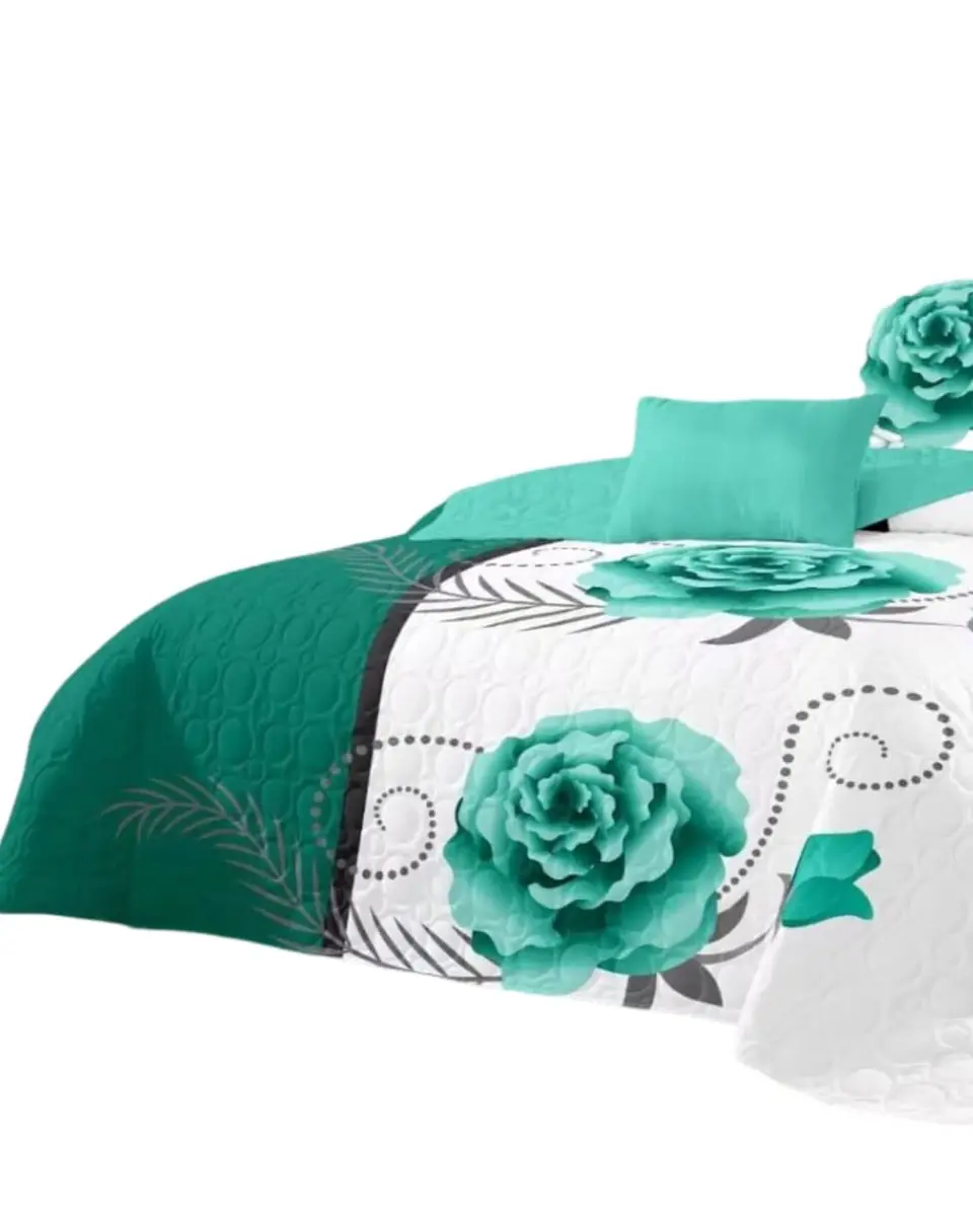 Cubrecama Quilt Diseño 2 Plazas - Primavera Verano A1 2
