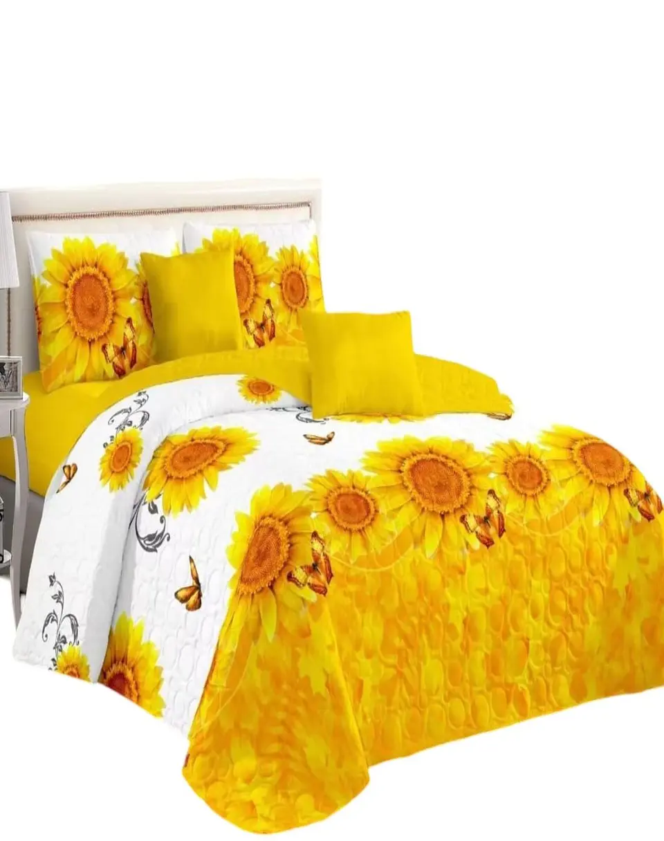 Cubrecama Quilt Diseño 2 Plazas - Primavera Verano A3 1