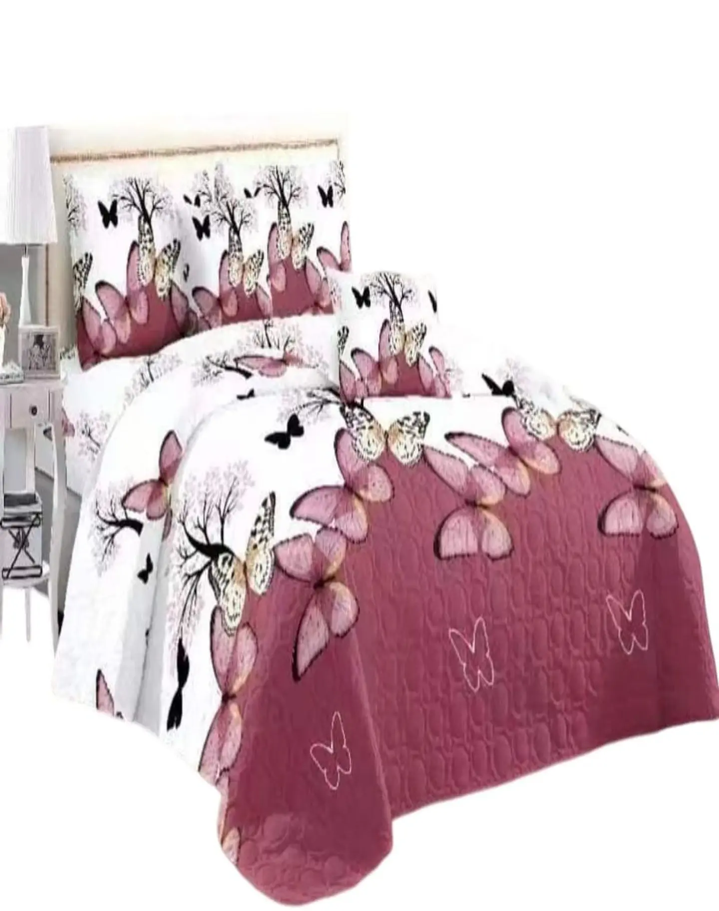 Cubrecama Quilt Diseño 2 Plazas - Primavera Verano C12 1