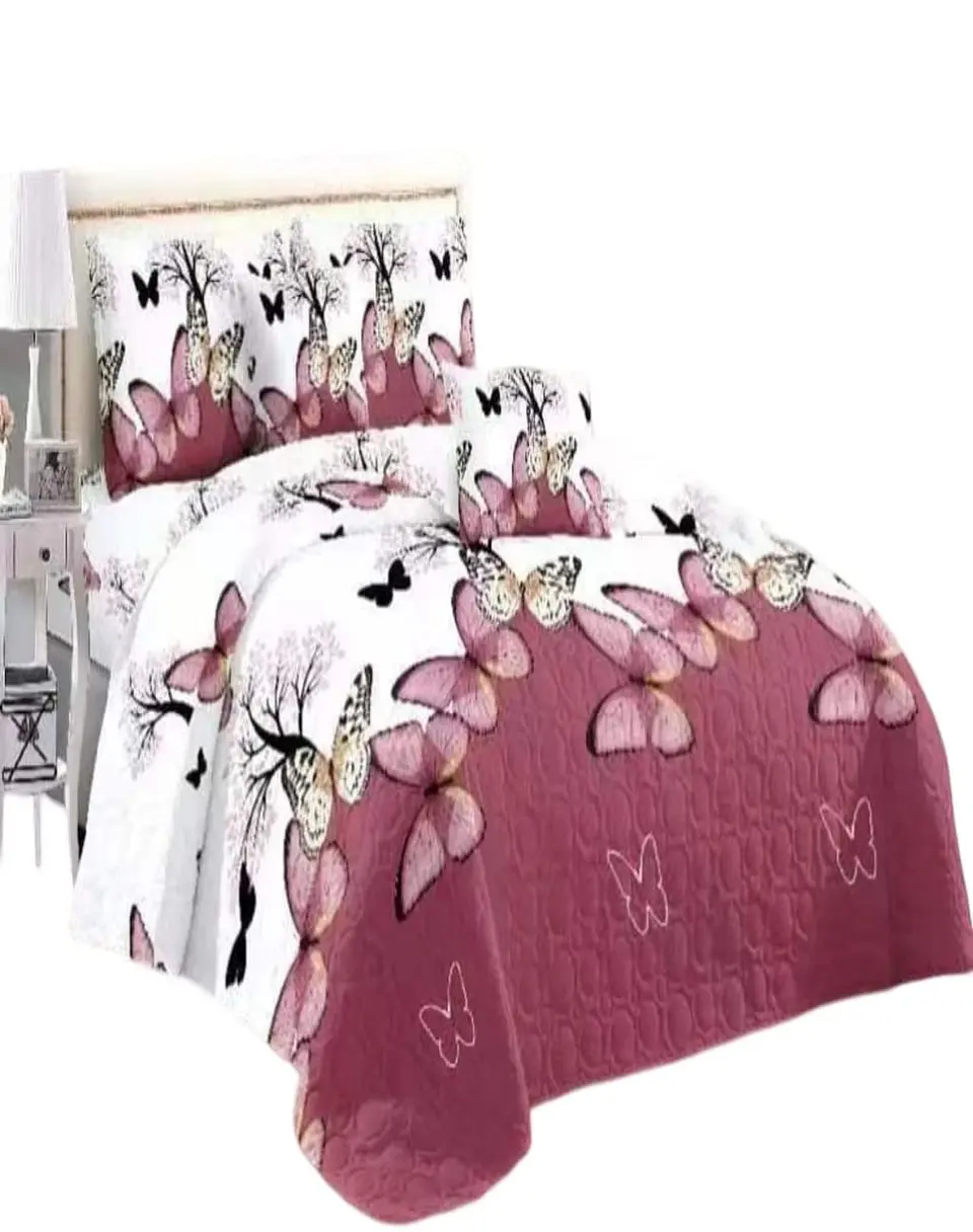 Cubrecama Quilt Diseño 2 Plazas - Primavera Verano C12 1