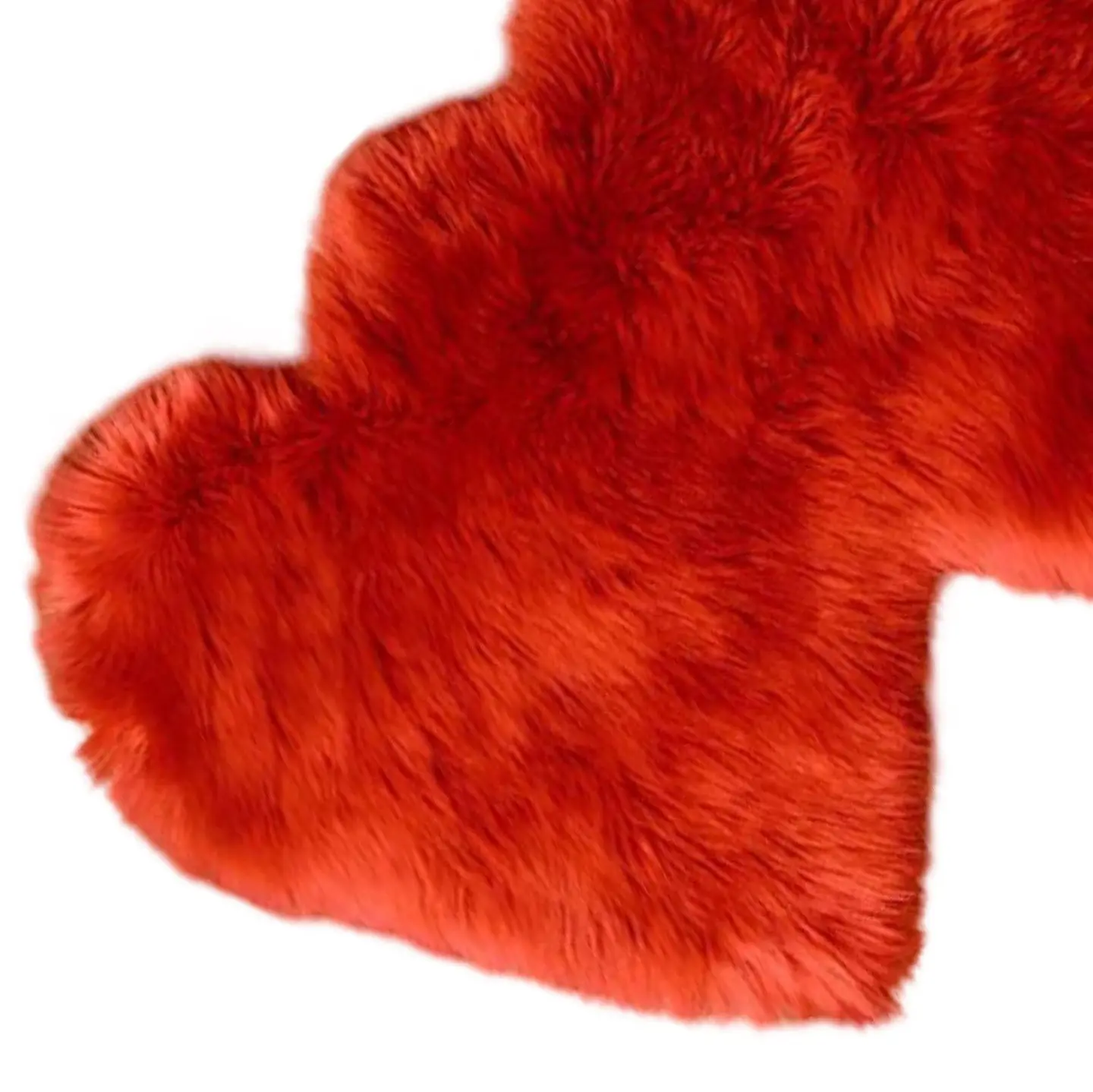 Alfombra Corazón Pelo Largo - Diseño Romántico C3 2