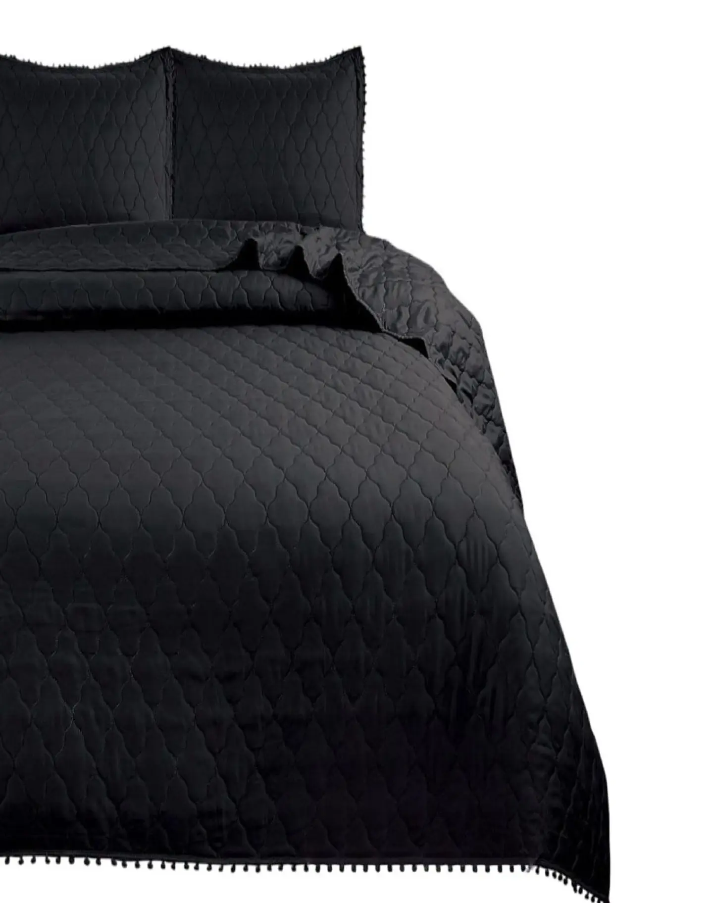 Cubrecamas Quilt Primavera Verano con Pompones B3 2
