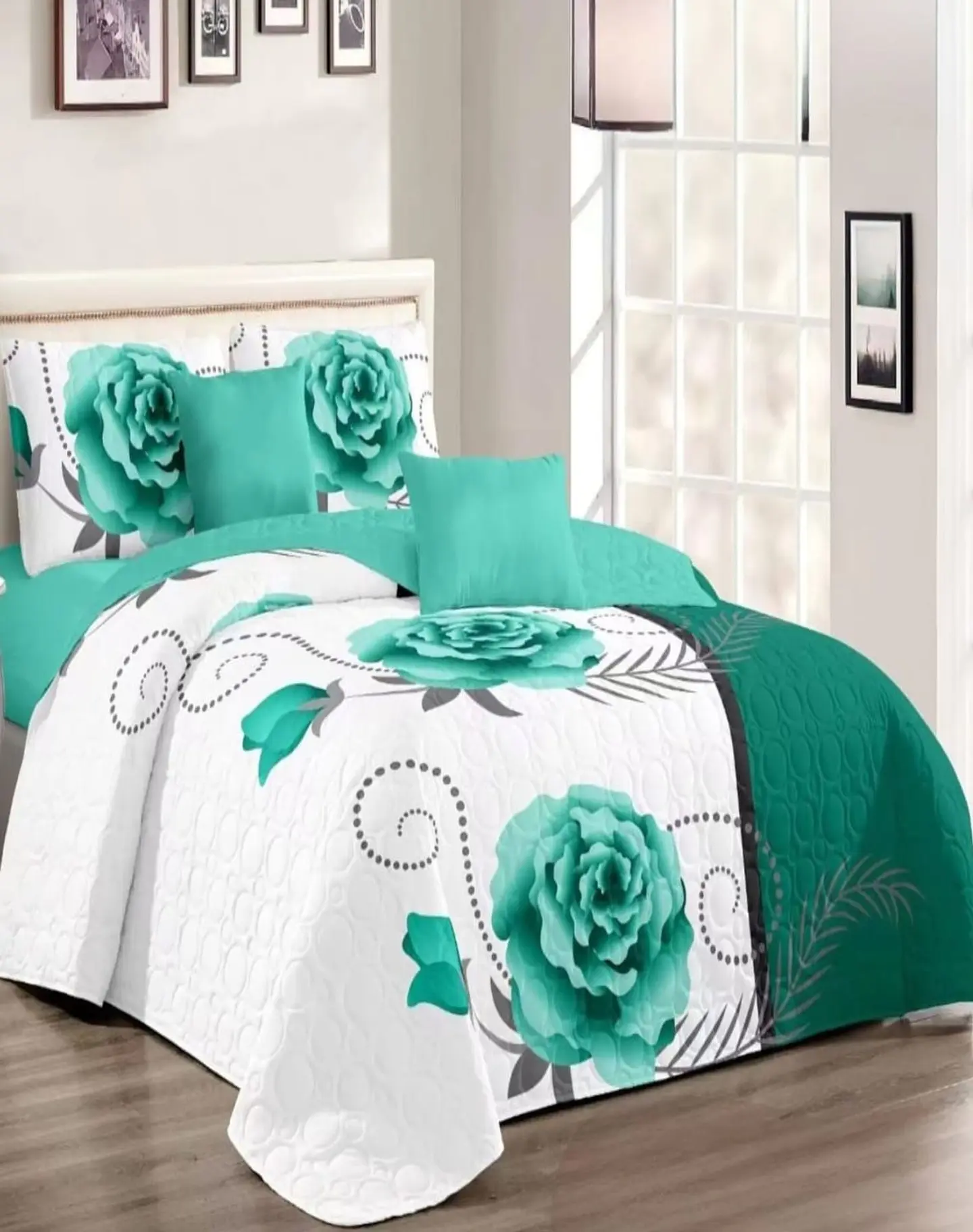Cubrecama Quilt King para Verano y Primavera C1 3