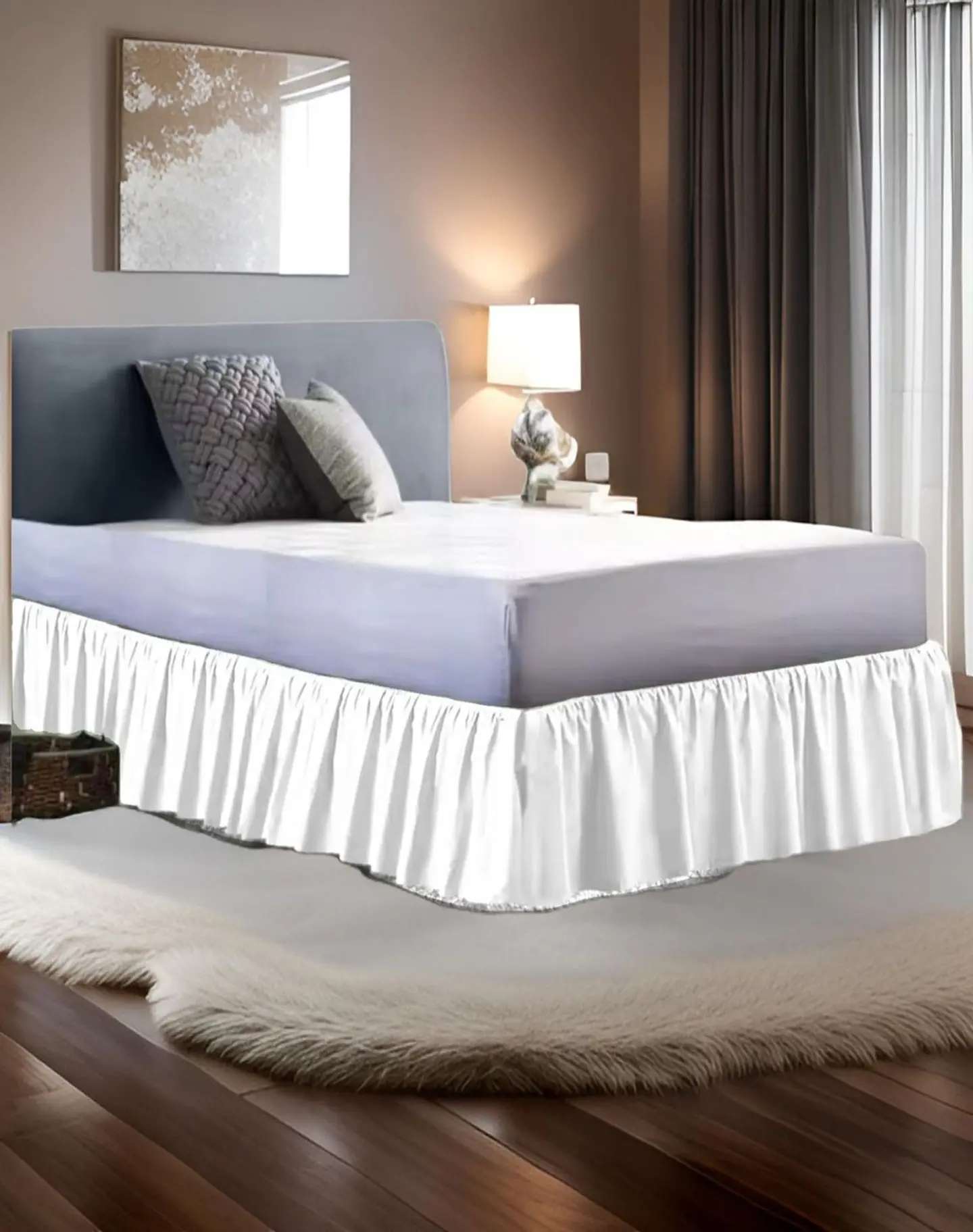 Faldón de Cama 105 x 200 - Elegante y Resistente A6 3