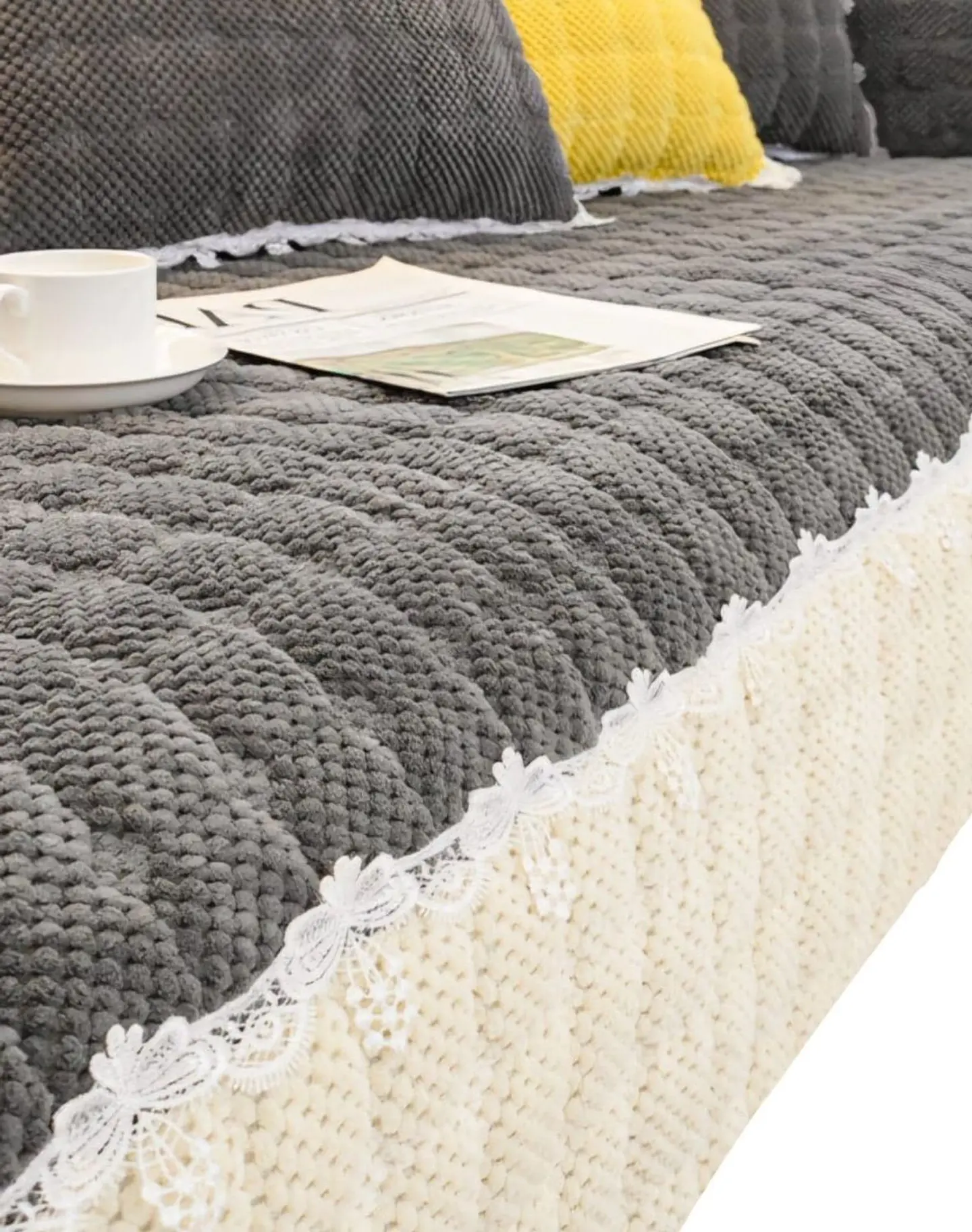 Pack 5 Fundas Sofá Mat - Fácil Colocación C01 4