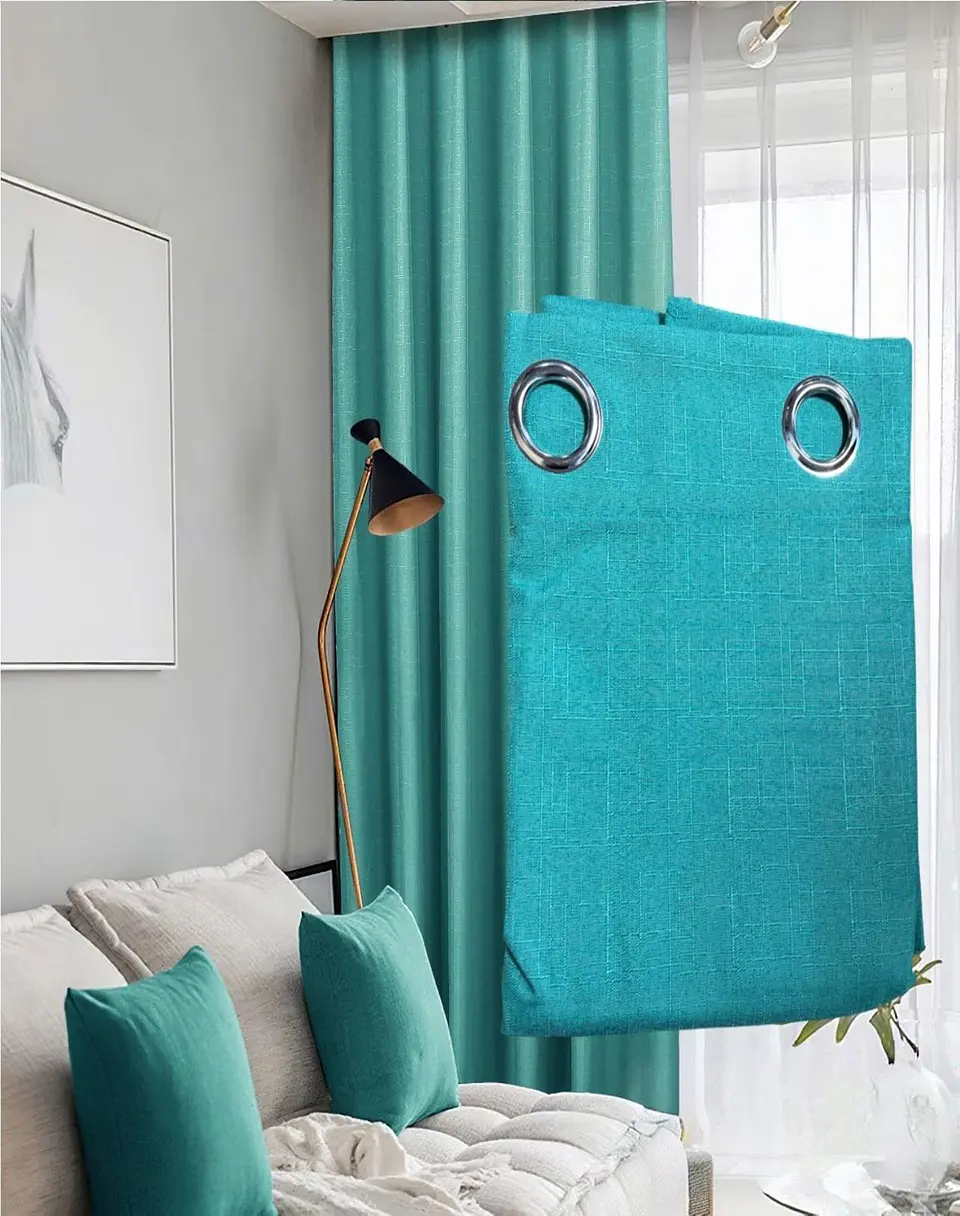 Juego de Cortinas Blackout Gruesas 140x230 Bloquea Luz 2 3
