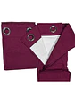 Juego de Cortinas Blackout Gruesas 140x230 Bloquea Luz 3 - Miniatura 3