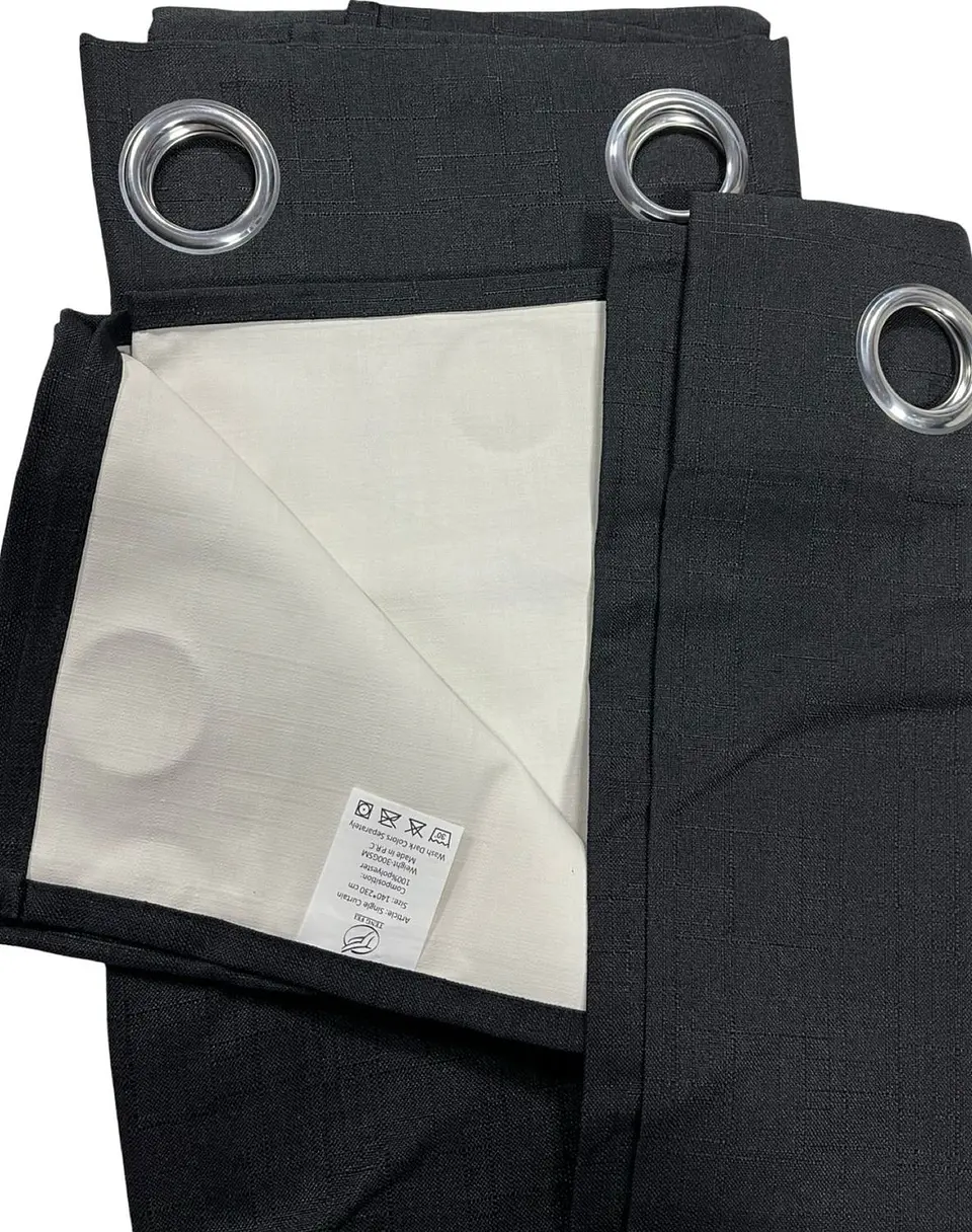 Juego de Cortinas Blackout Gruesas 140x230 Bloquea Luz 6 3
