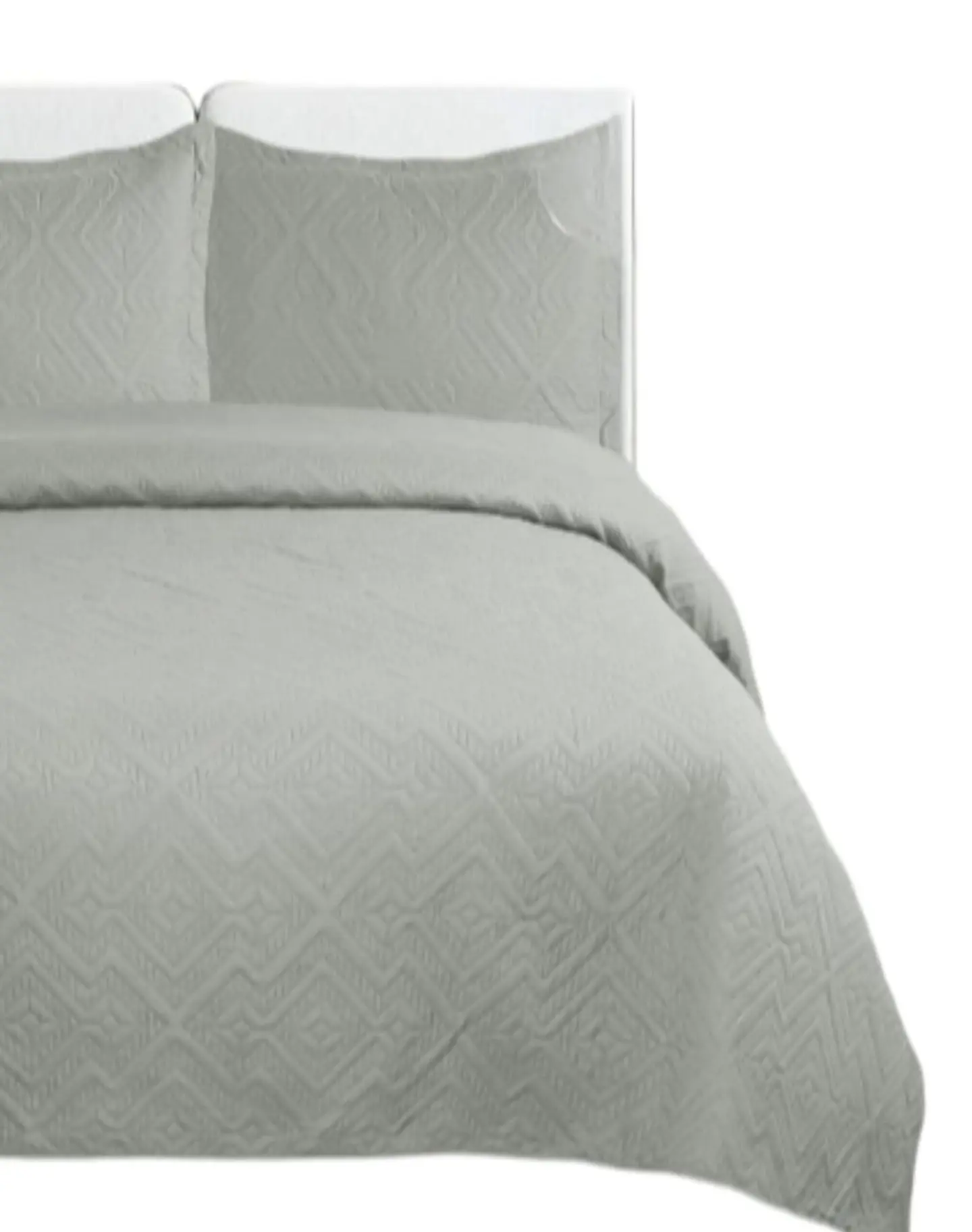 Cubrecama Quilt Unicolor Verano Dos Plazas Ligero E2 1