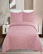 Cubrecama Quilt Unicolor Verano Dos Plazas Ligero E7 - Miniatura 3