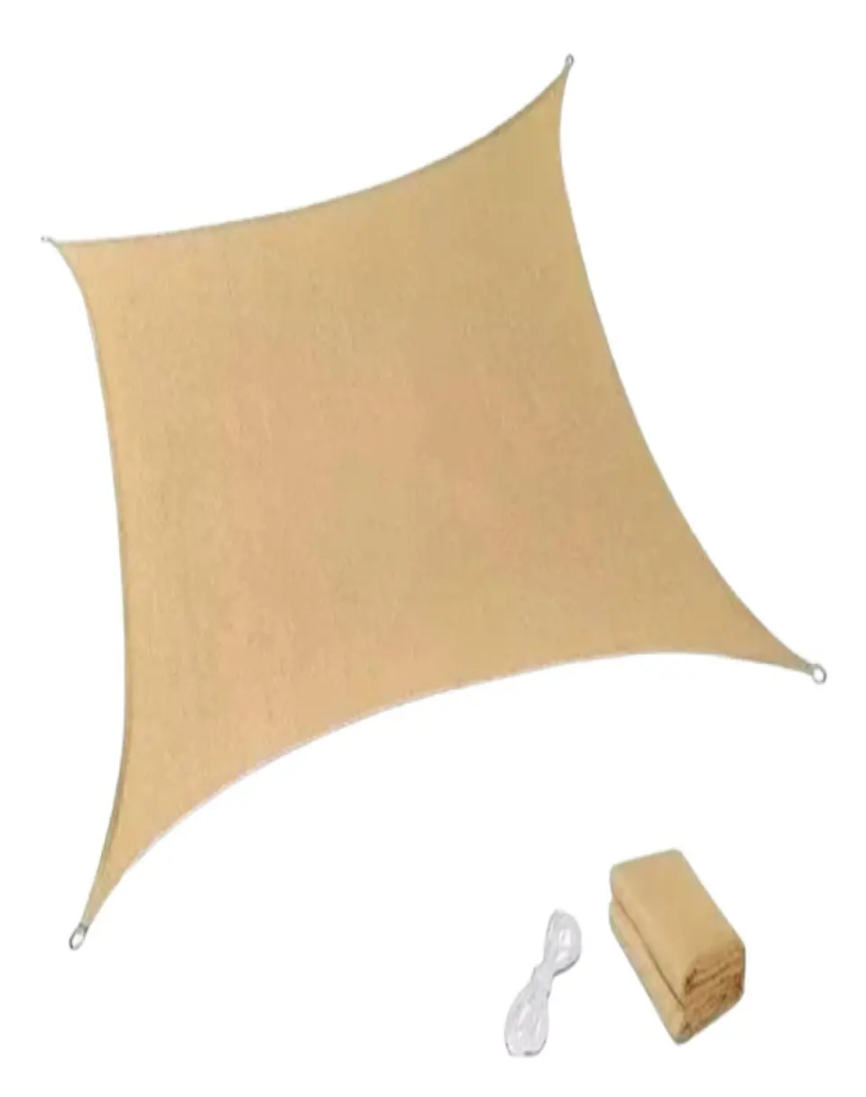 Lona Toldo Vela Sombra 5x5m Protección UV Exterior 1