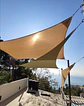Lona Toldo Vela Sombra 5x5m Protección UV Exterior - Miniatura 3