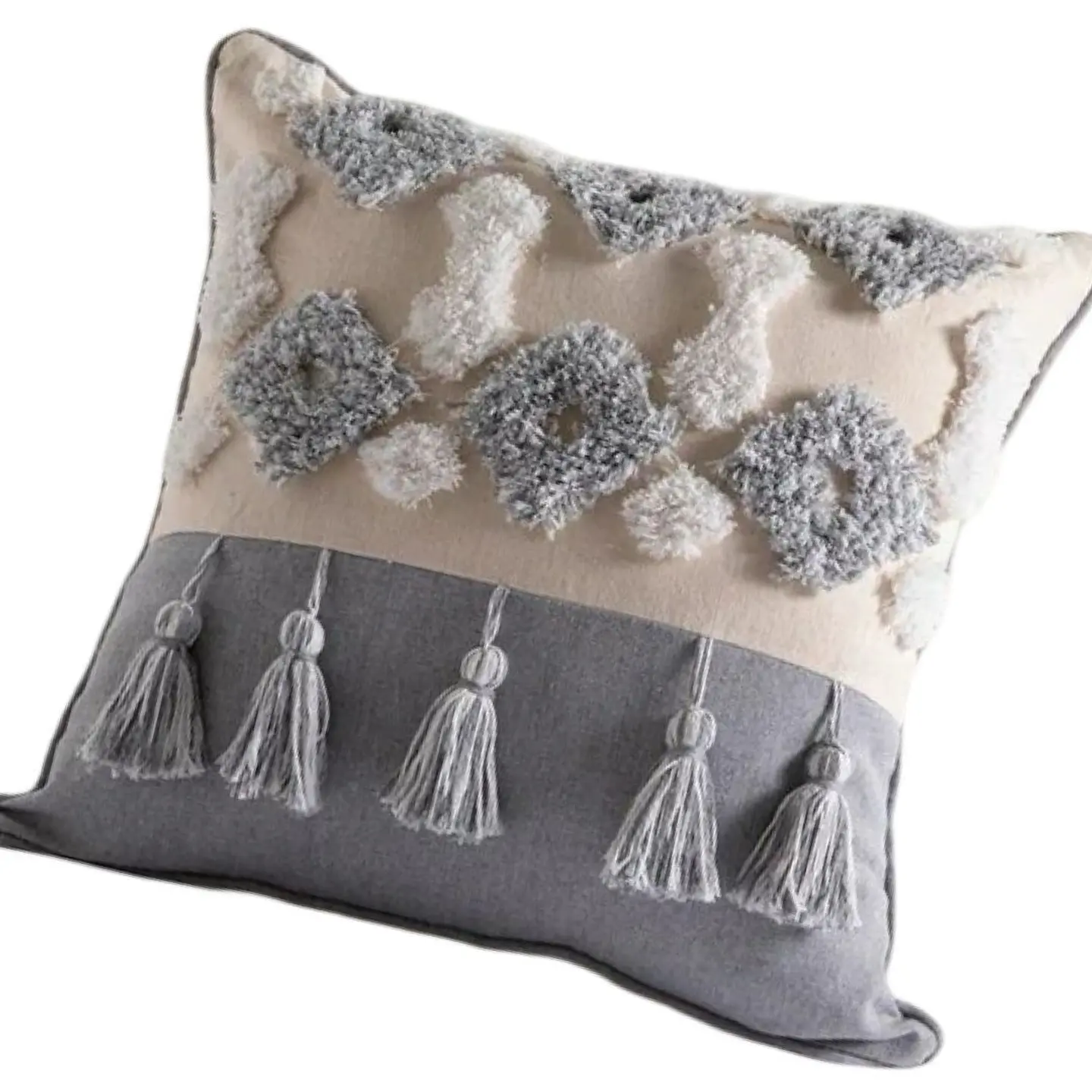 SET 4 FUNDA PARA COJIN MODELO BOHO 45X45 C4 2