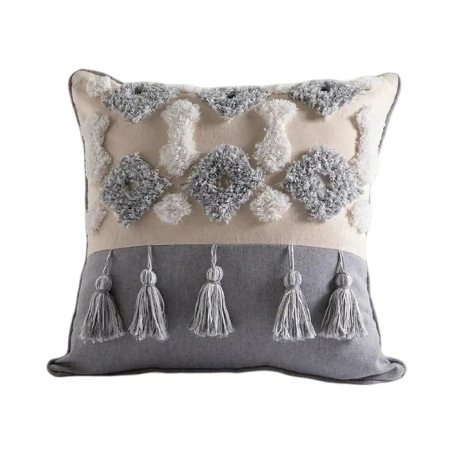 SET 4 FUNDA PARA COJIN MODELO BOHO 45X45 C4 3