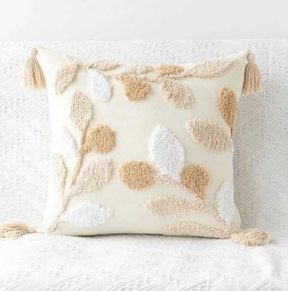 SET 4 FUNDA PARA COJIN MODELO BOHO 45X45 C6 1
