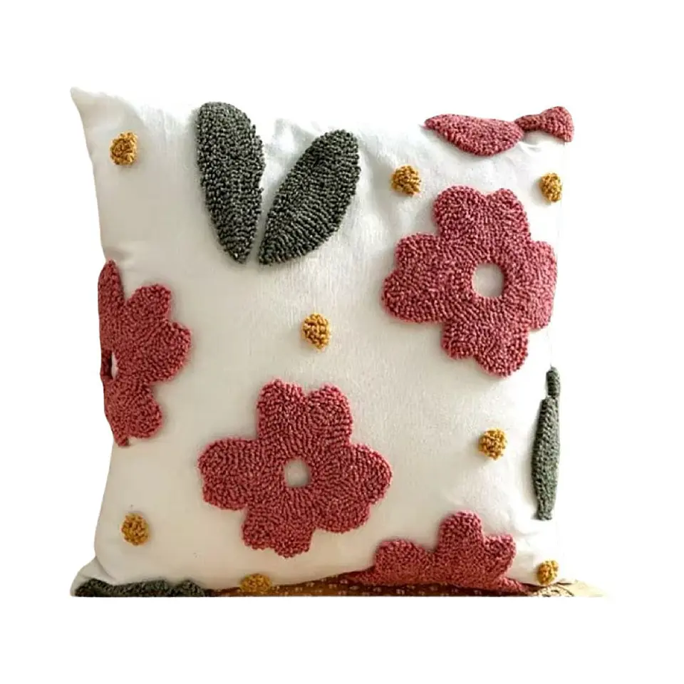 SET 4 FUNDA PARA COJIN MODELO BOHO 45X45 C7 2