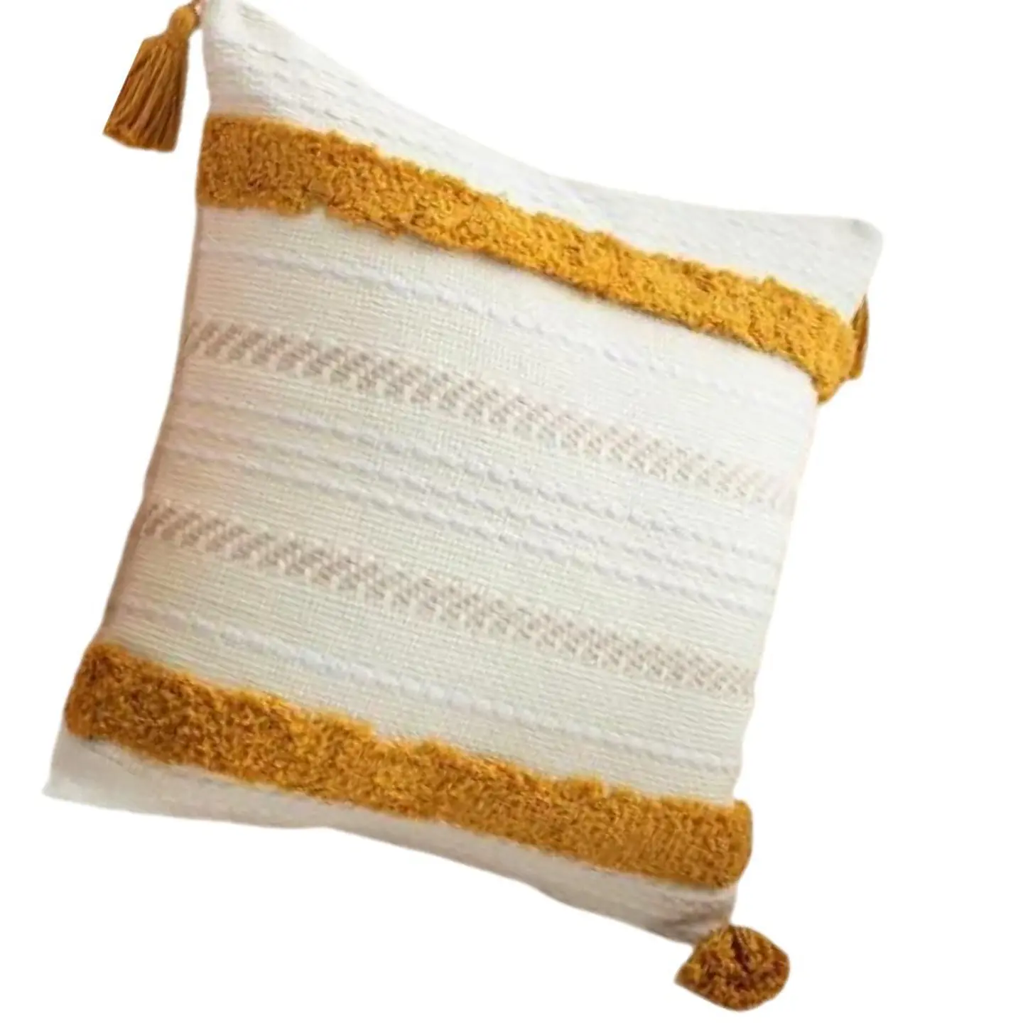 SET 4 FUNDA PARA COJIN MODELO BOHO 45X45 C8 3
