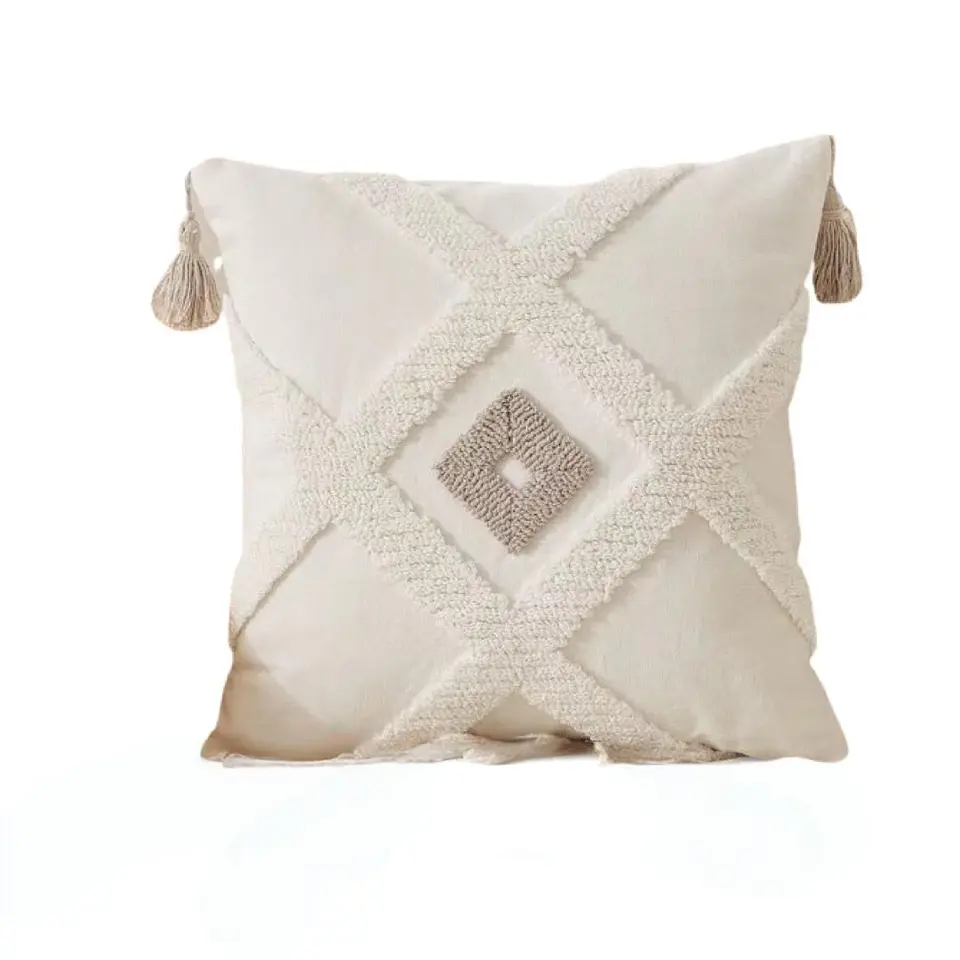 SET 4 FUNDA PARA COJIN MODELO BOHO 45X45 C13 2