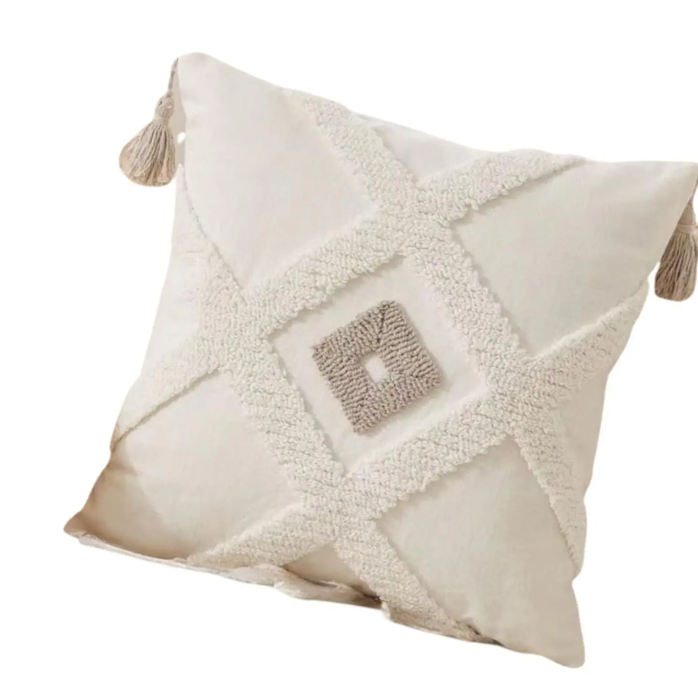 SET 4 FUNDA PARA COJIN MODELO BOHO 45X45 C13 3
