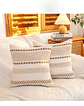 SET 4 FUNDA PARA COJIN MODELO BOHO 45X45 C15 - Miniatura 1