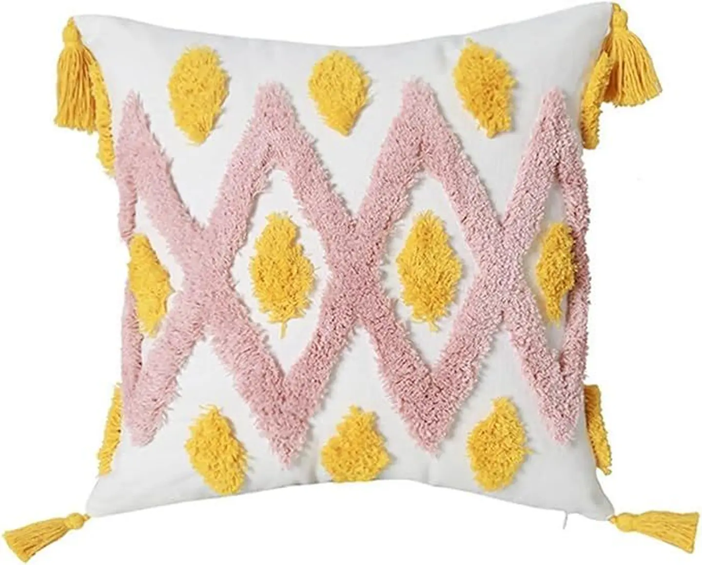 SET 4 FUNDA PARA COJIN MODELO BOHO 45X45 C16 1