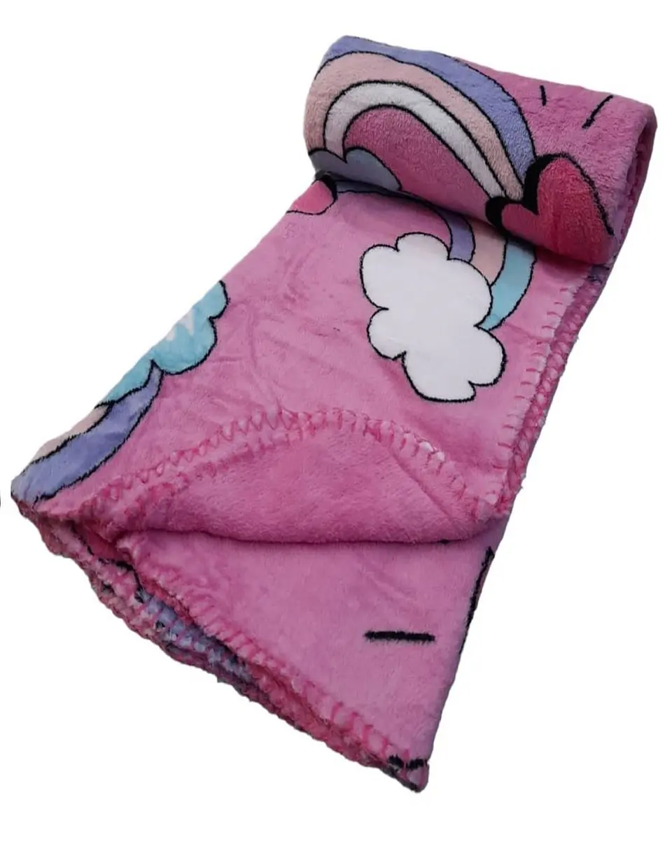 Manta Infantil Niña Diseño Animado 127x152 Suave 19o1 1
