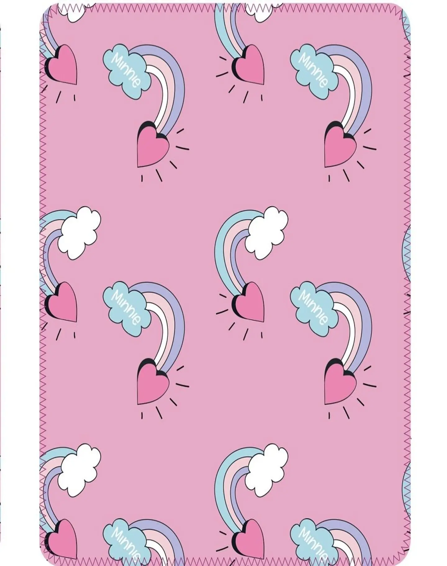 Manta Infantil Niña Diseño Animado 127x152 Suave 19o1 2