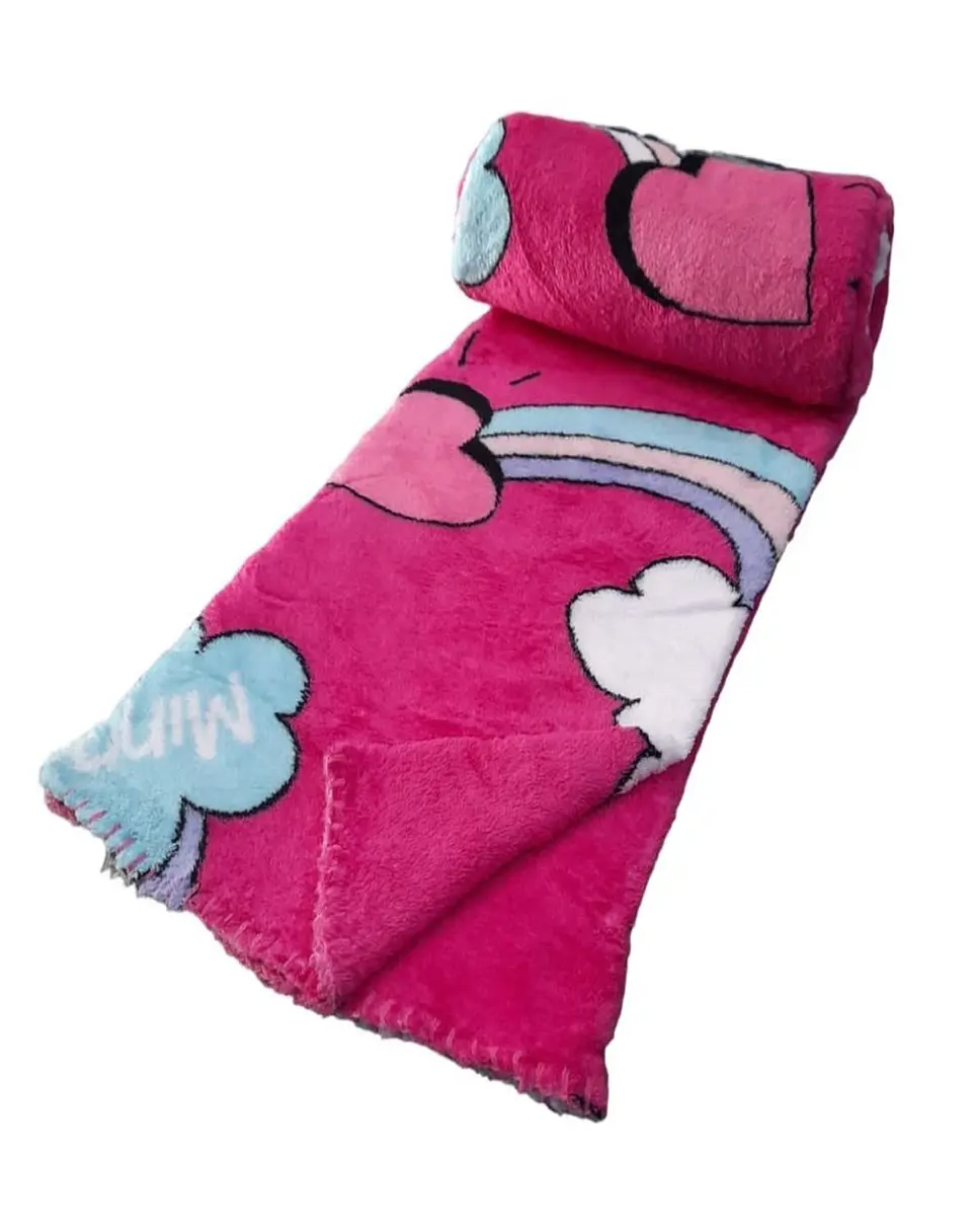 Manta Infantil Niña Diseño Animado 127x152 Suave 19o2 1