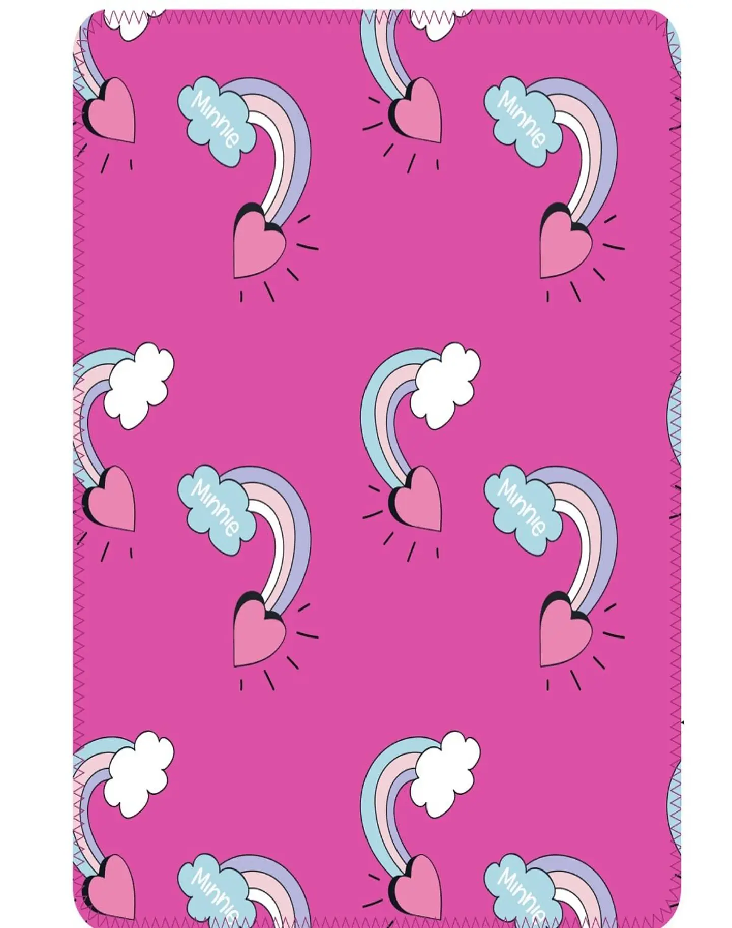 Manta Infantil Niña Diseño Animado 127x152 Suave 19o2 2