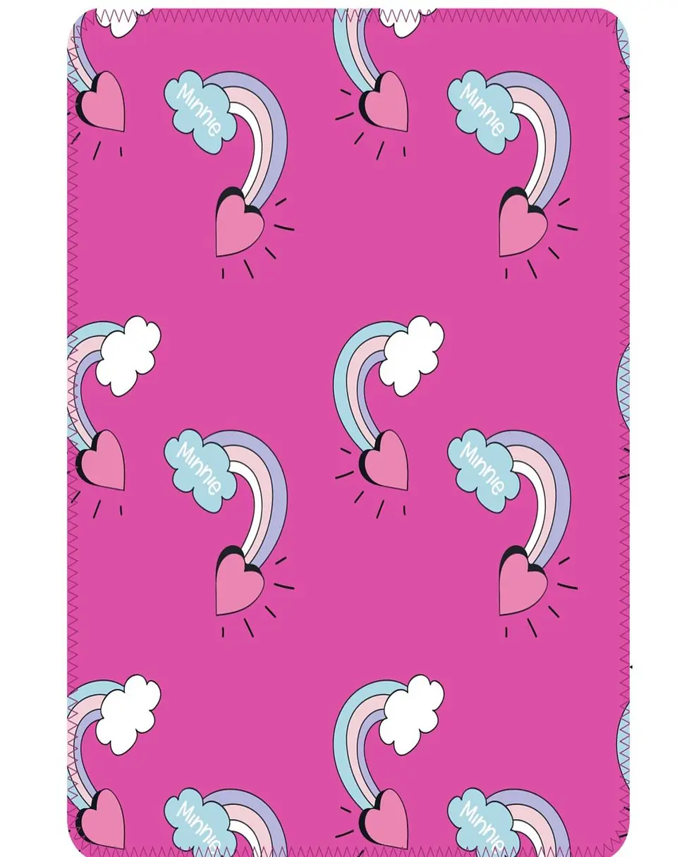 Manta Infantil Niña Diseño Animado 127x152 Suave 19o2 2
