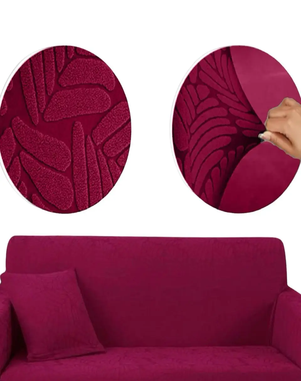 Funda Sofá 3 Cuerpos Texturizada Ajustable 6n6 3