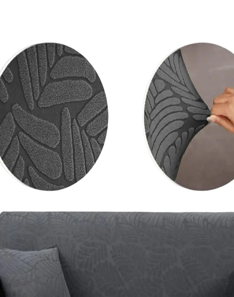 Funda Sofá 3 Cuerpos Texturizada Ajustable 6n11 3