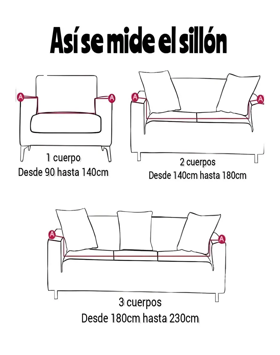 Juego Fundas Sofá Texturizadas 3+1+1 Antideslizantes 6n7 4
