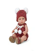 Muñeca Baby So Lovely Realista con Ropa de Peluche Azul 31 cm - Miniatura 6