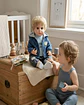 Muñeco Reborn Realista para Niños con Conjunto Azul Melange y Capucha - Miniatura 4