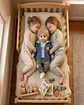 Muñeco Reborn Realista para Niños con Conjunto Azul Melange y Capucha - Miniatura 5