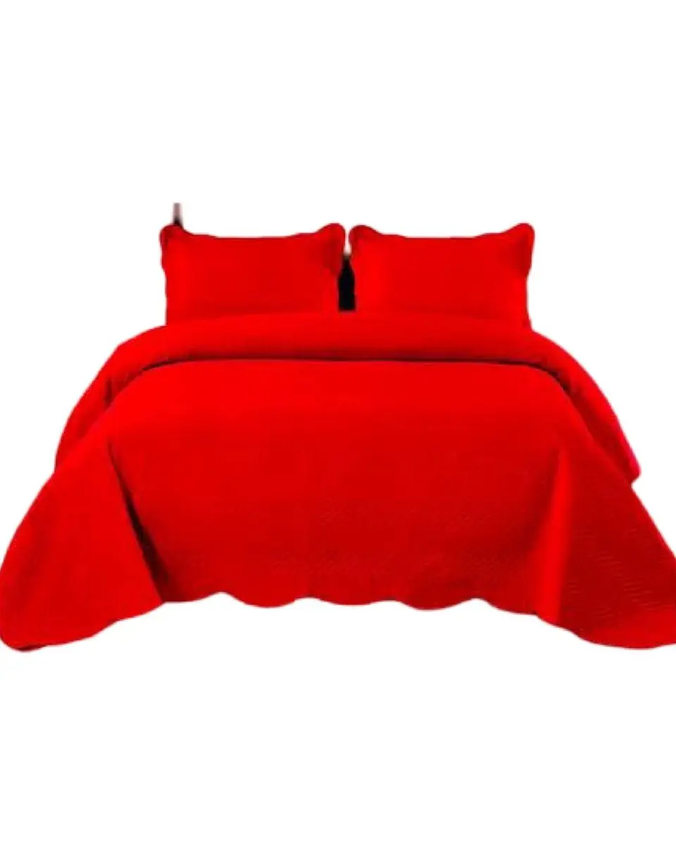 Cubrecama Quilt Plaza y Media Verano Unicolor 11n04 1