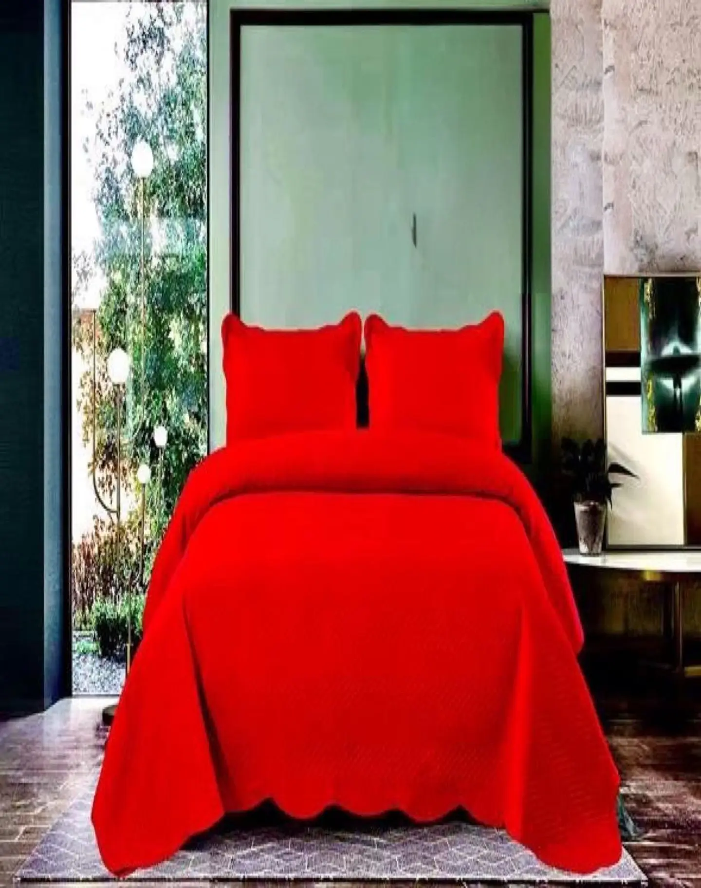 Cubrecama Quilt Plaza y Media Verano Unicolor 11n04 3
