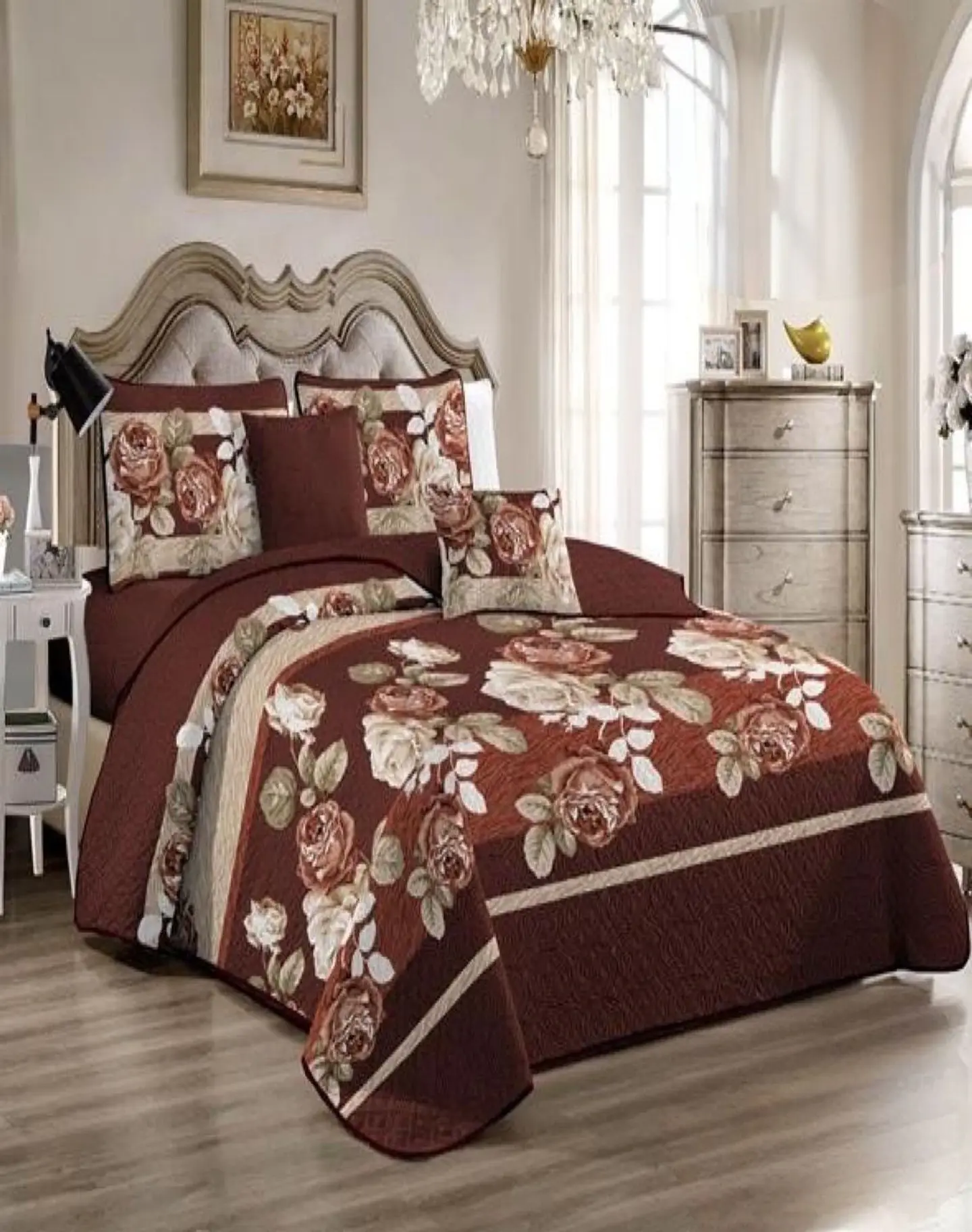 Cubrecama Quilt Plaza y Media Verano Fresco 11n06 3