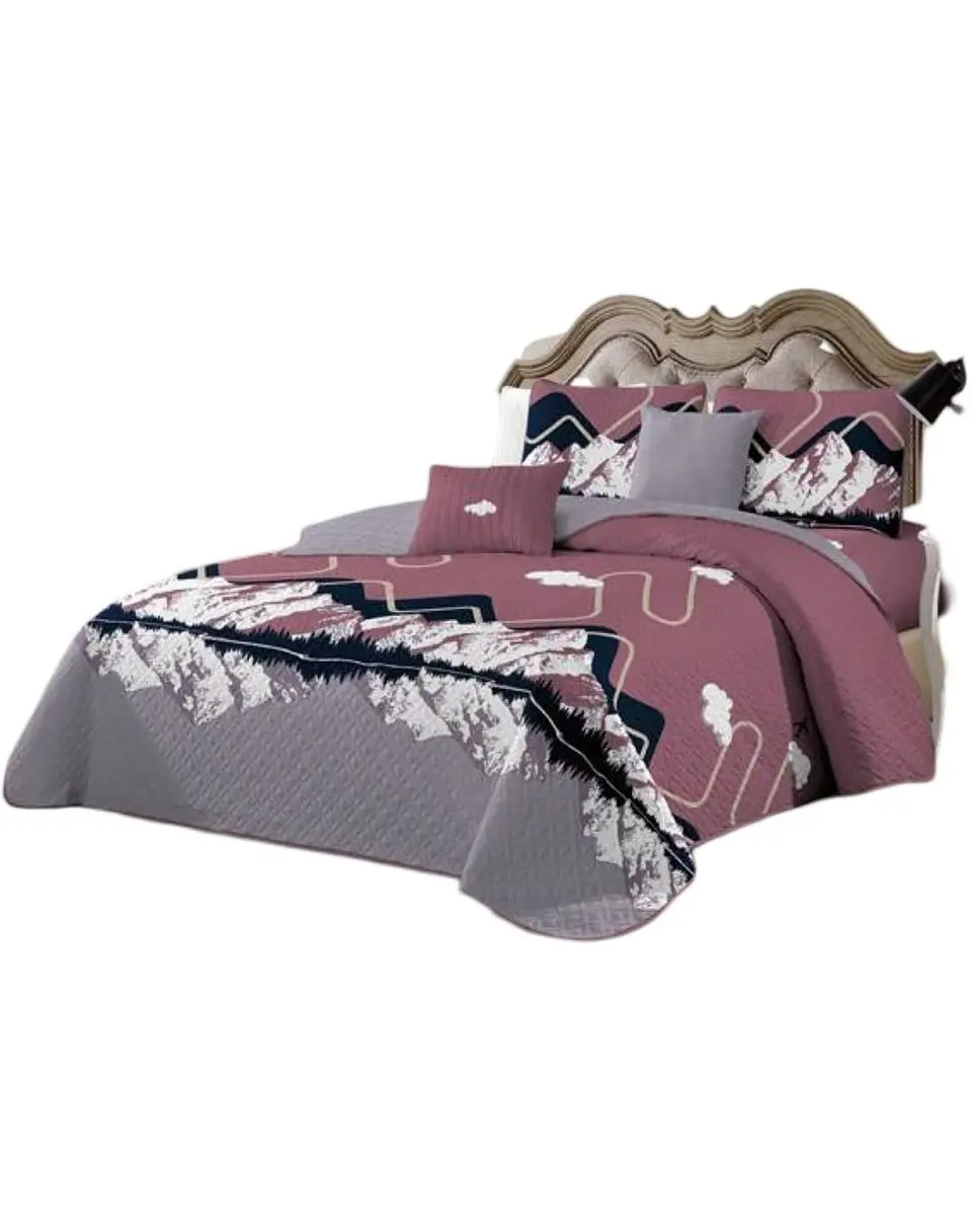 Cubrecama Quilt Plaza y Media Verano Fresco 11n43 2