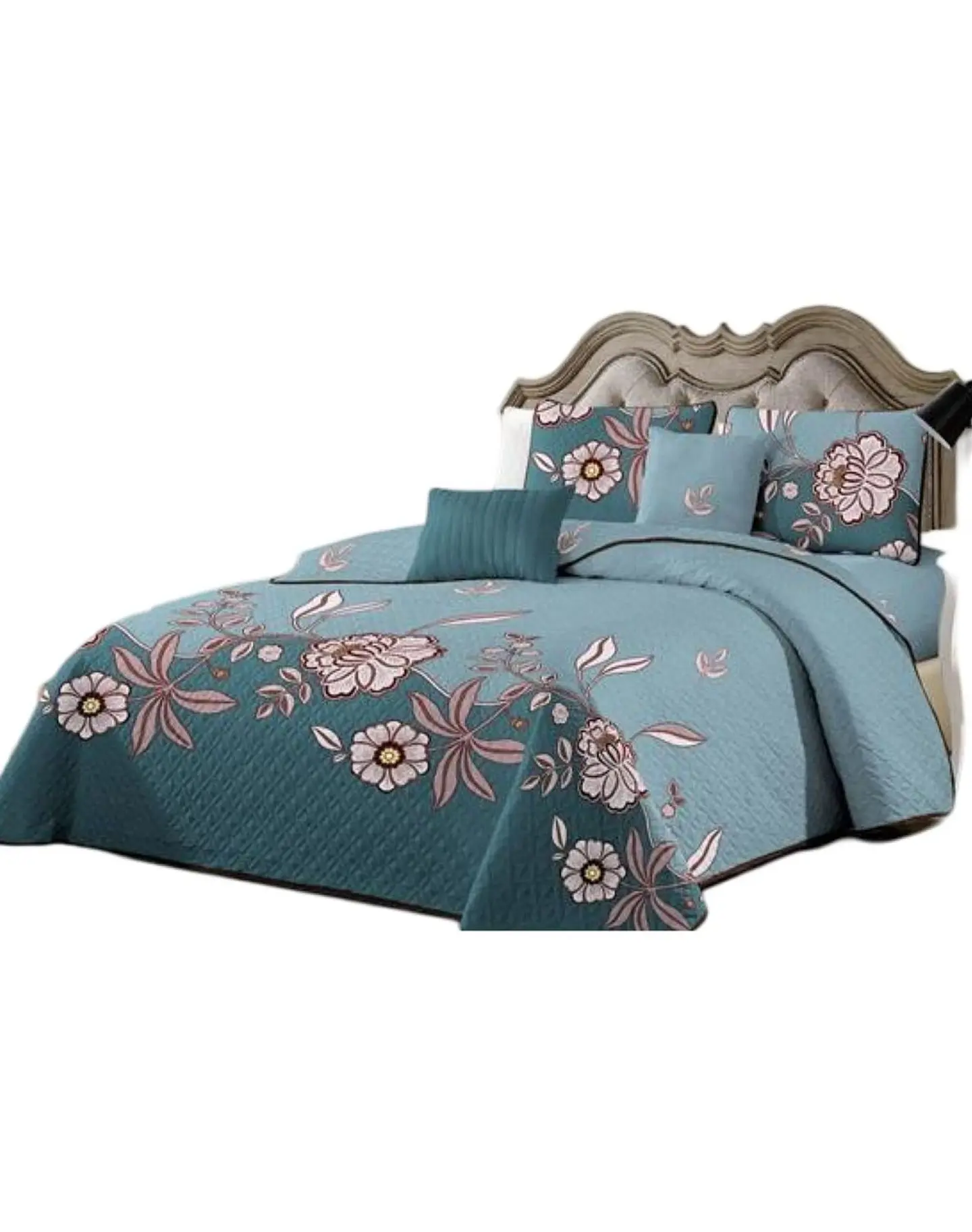 Cubrecama Quilt Plaza y Media Verano Fresco 11n48 2