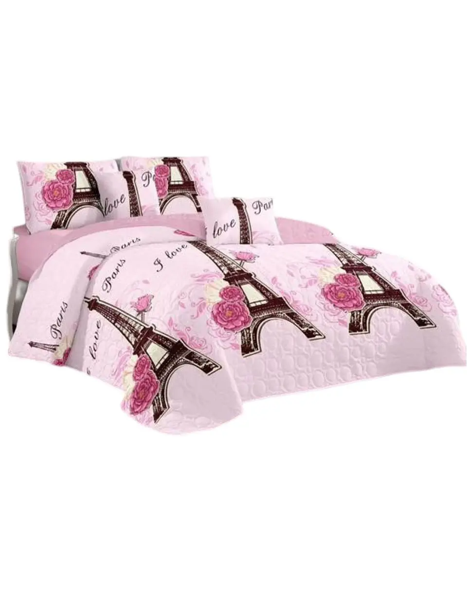 Cubrecama Quilt Plaza y Media Verano Fresco 11n52 2