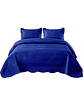 Cubrecama Quilt 2 Plazas+2 Fundas Verano Unicolor 13n01 - Miniatura 1