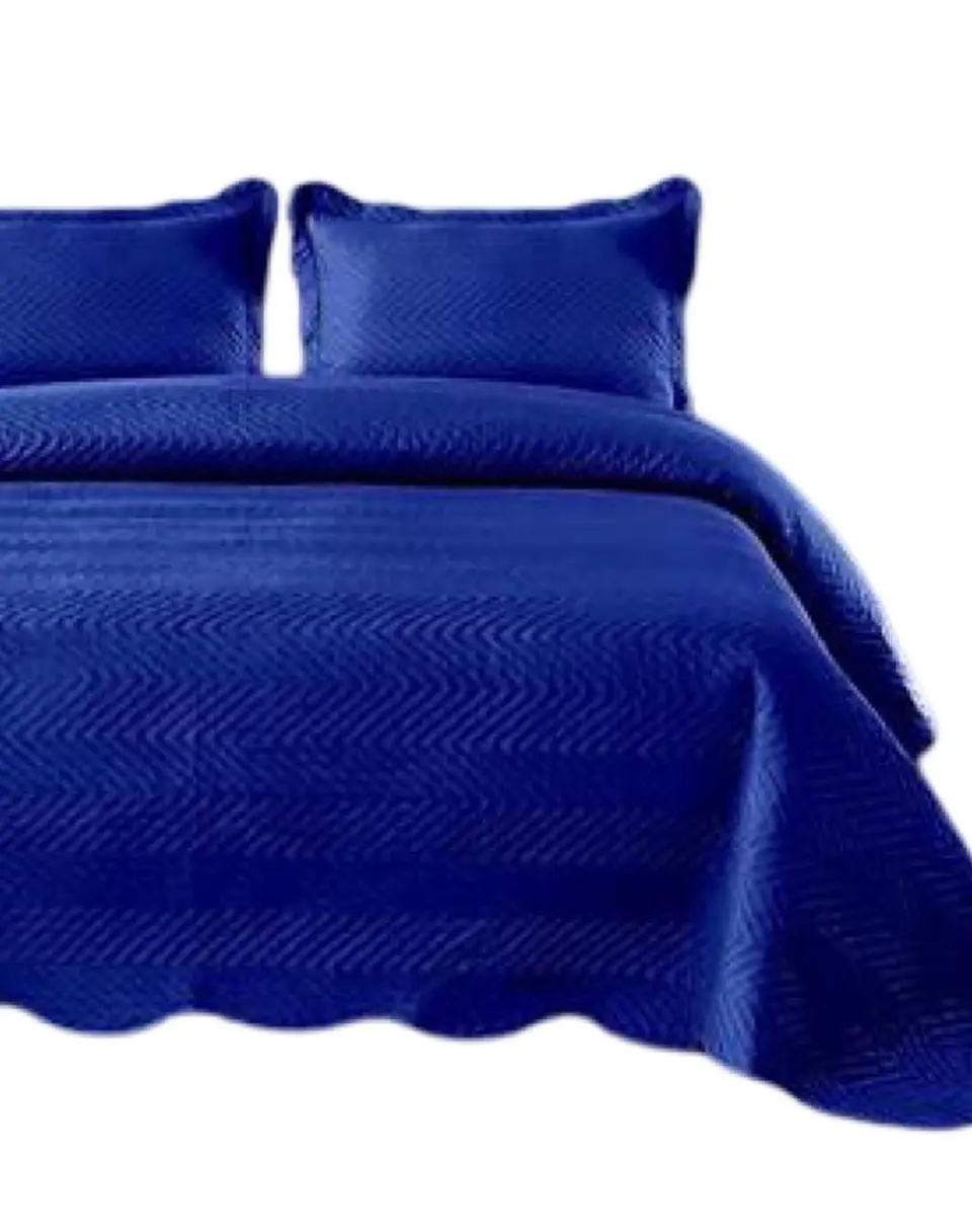 Cubrecama Quilt 2 Plazas+2 Fundas Verano Unicolor 13n01 2