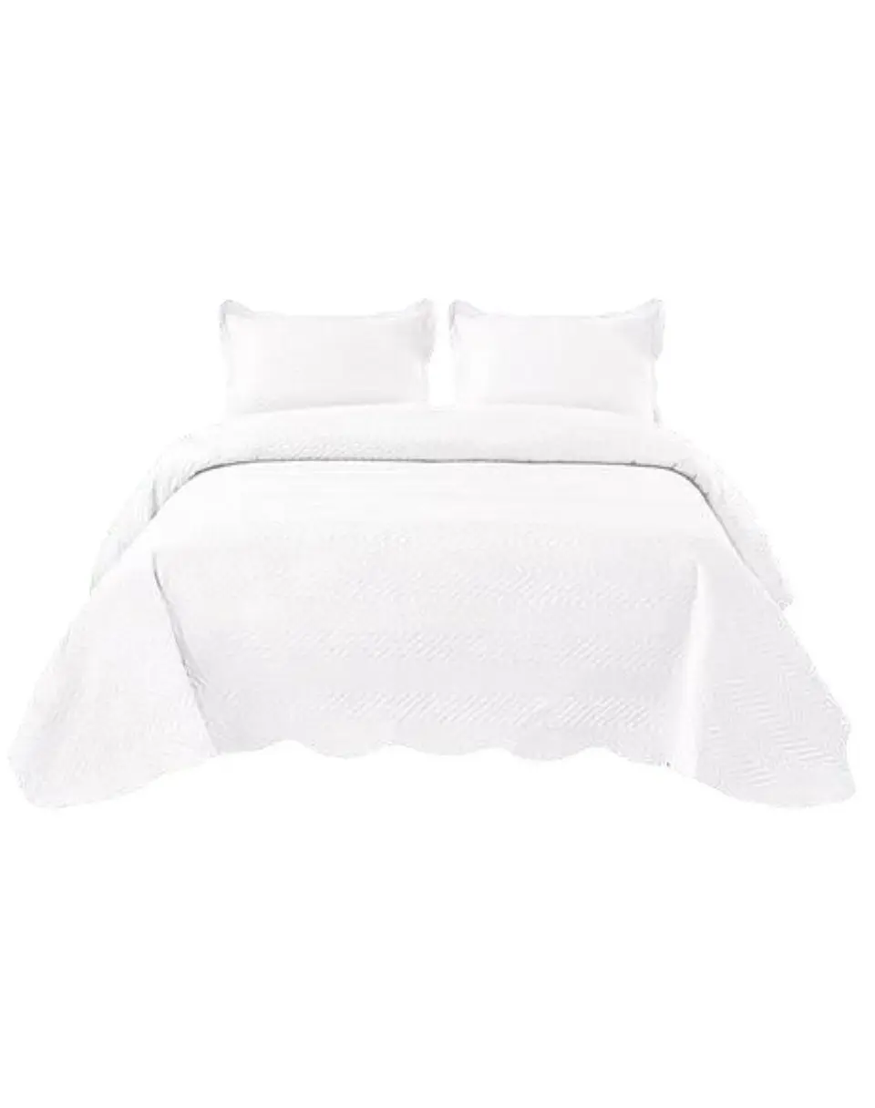 Cubrecama Quilt 2 Plazas+2 Fundas Verano Unicolor 13n02 1