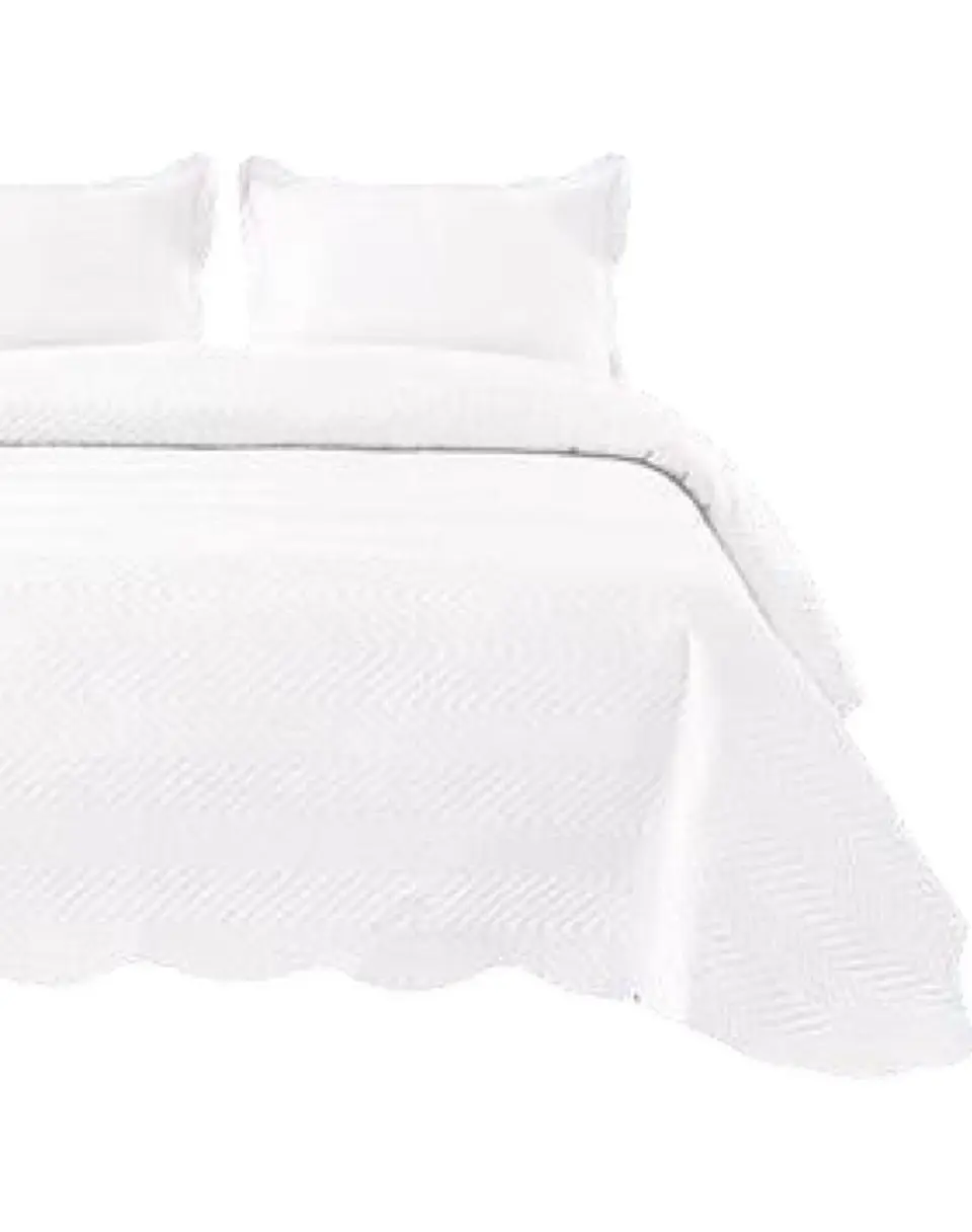 Cubrecama Quilt 2 Plazas+2 Fundas Verano Unicolor 13n02 2
