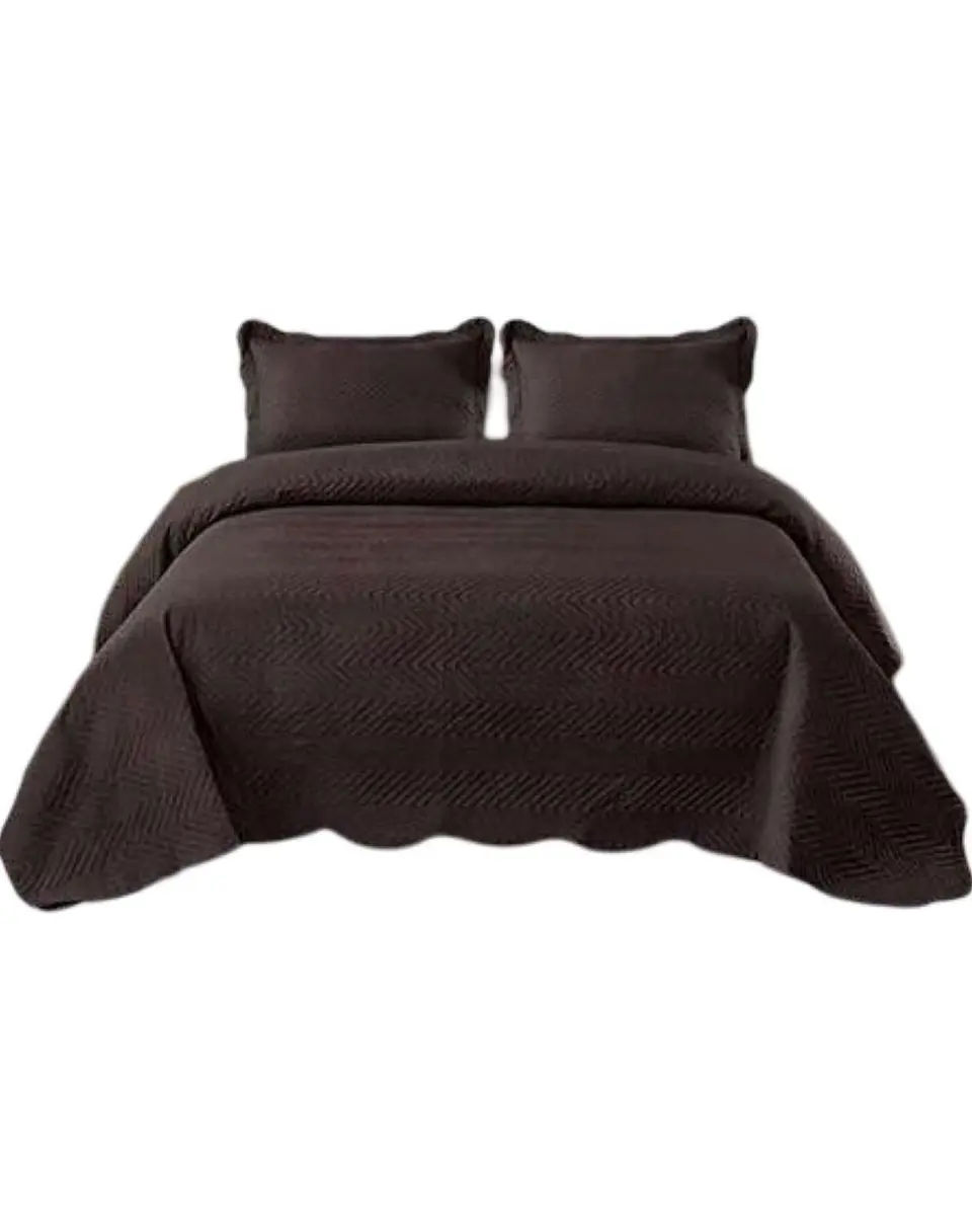 Cubrecama Quilt 2 Plazas+2 Fundas Verano Unicolor 13n04 1